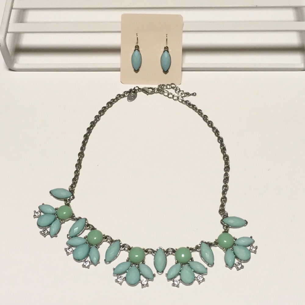 Turquoise Earring and Necklace Set! - Picture 2 of 5
